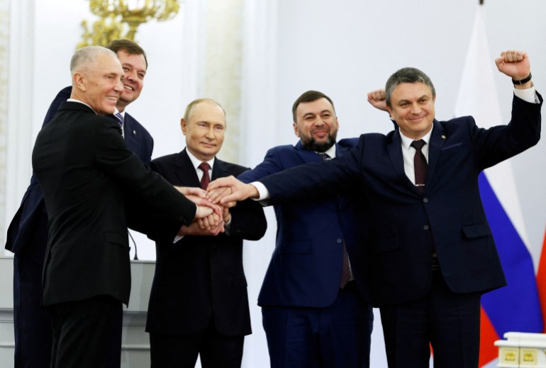Leaders of the four Ukrainian regions.