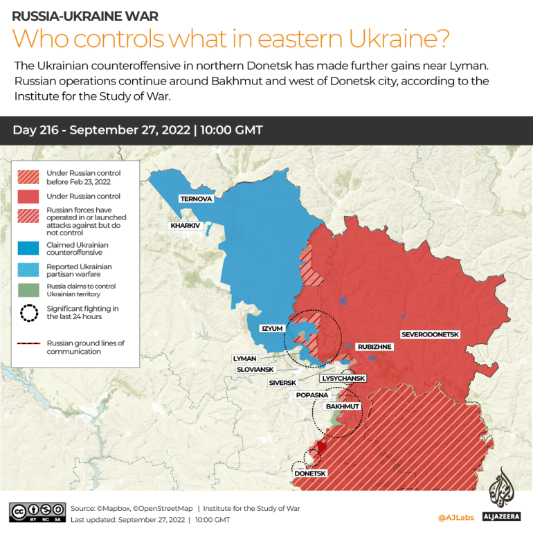 INTERACTIVE- WHO CONTROLS WHAT IN EASTERN UKRAINE
