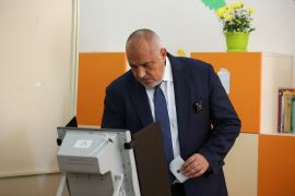 Boyko Borissov, leader of the centre-right GERB party