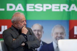 Lula attends a meeting with evangelicals in Brazil
