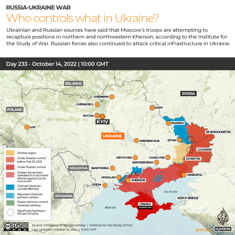 INTERACTIVE - WHO CONTROLS WHAT IN UKRAINE 233