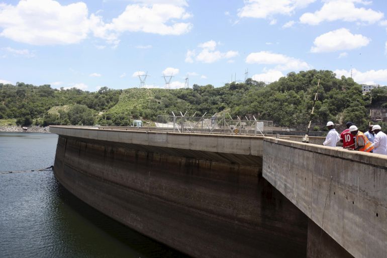 Kariba dam in Zimbabwe