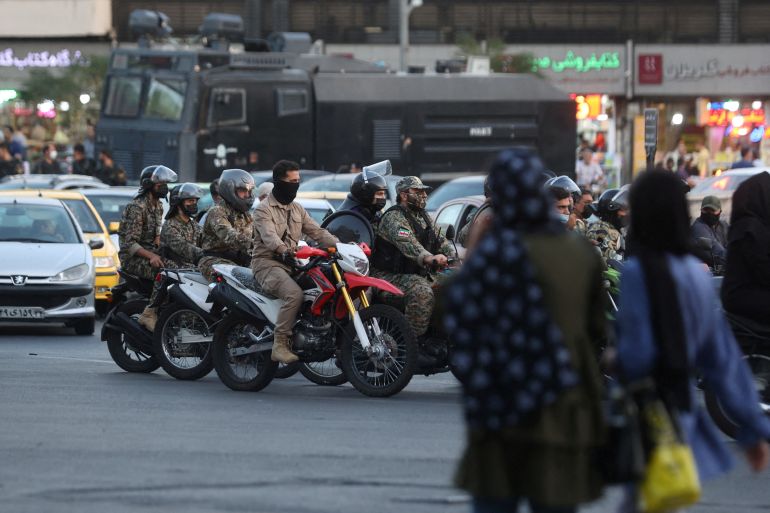 Iranian riot police
