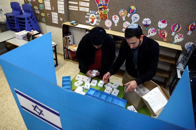 Israelis voting in election