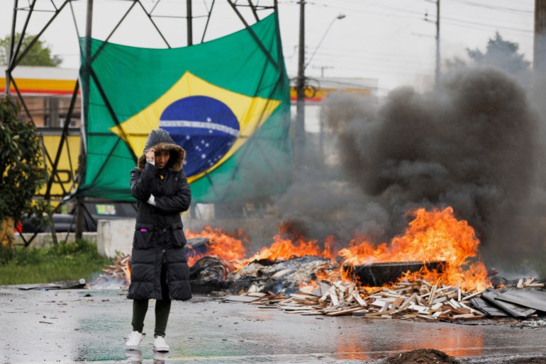 bolsonaro protest blockade