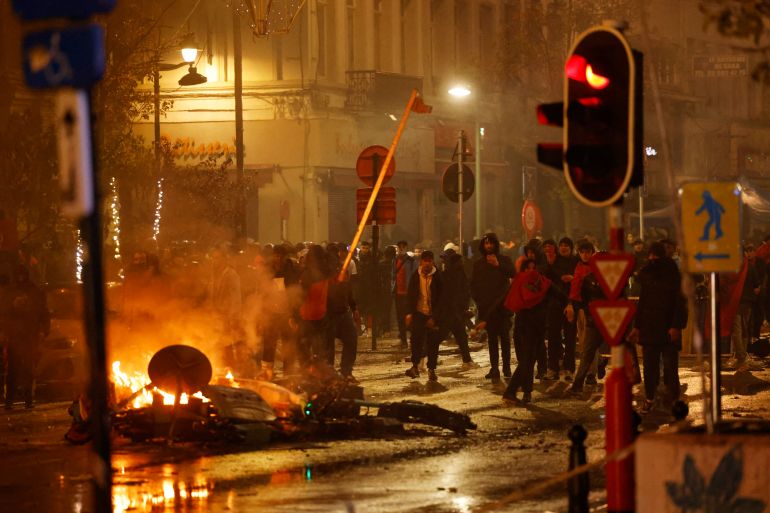 Clashes in Brussels