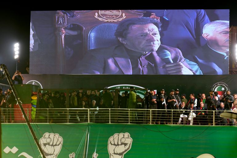 Pakistan's former Prime Minister and opposition leader Imran Khan.