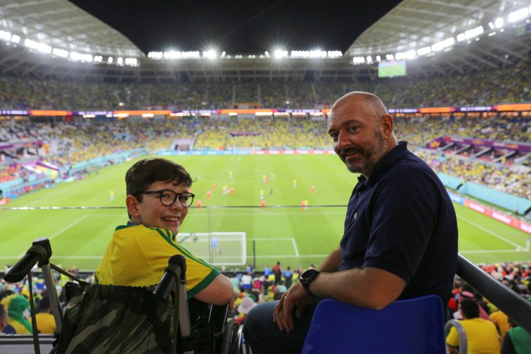  11-year-old Rocco is chuffed to be able to watch Brazi