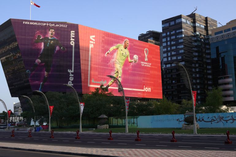 World Cup outdoor adverts, Doha.