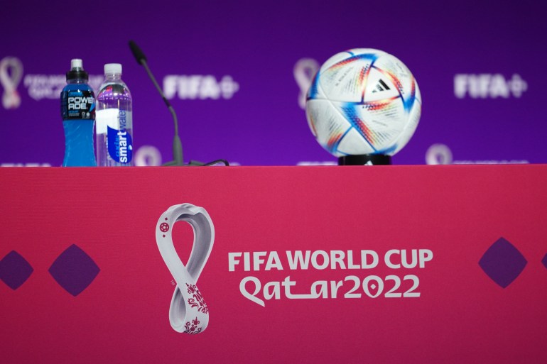 Gianni Infantino FIFA World Cup, Doha, Qatar 2022 , Football [Sorin Furcoi/Al Jazeera]