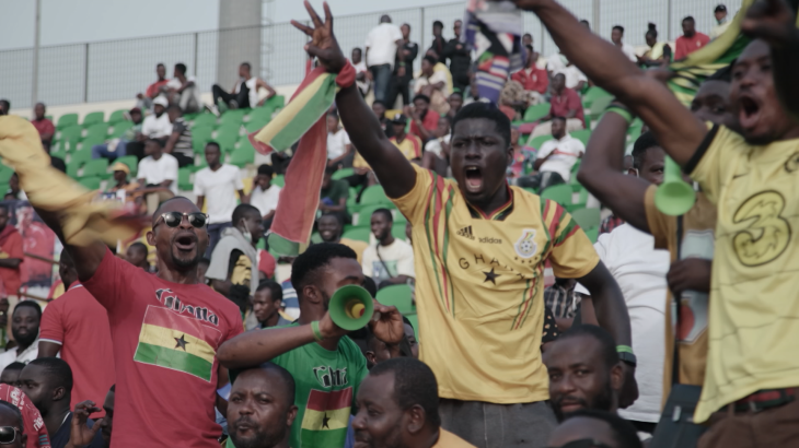 Football fans in Ghana