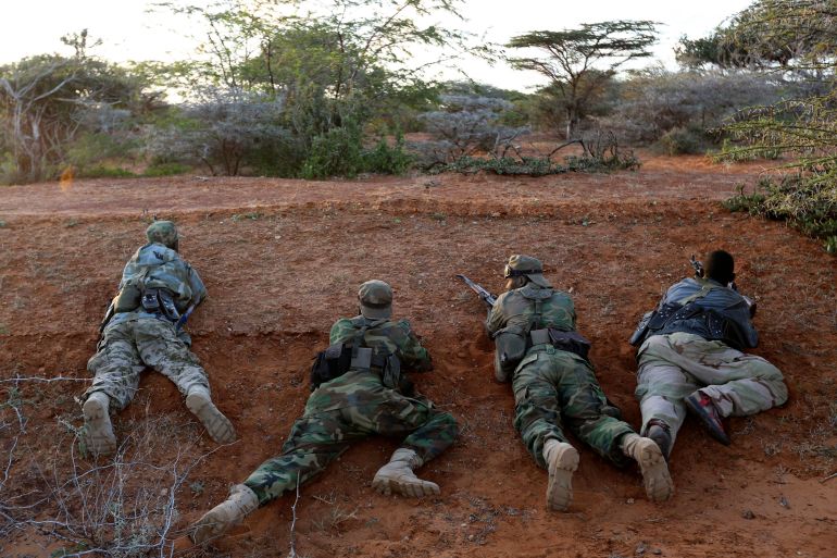 Somali troops