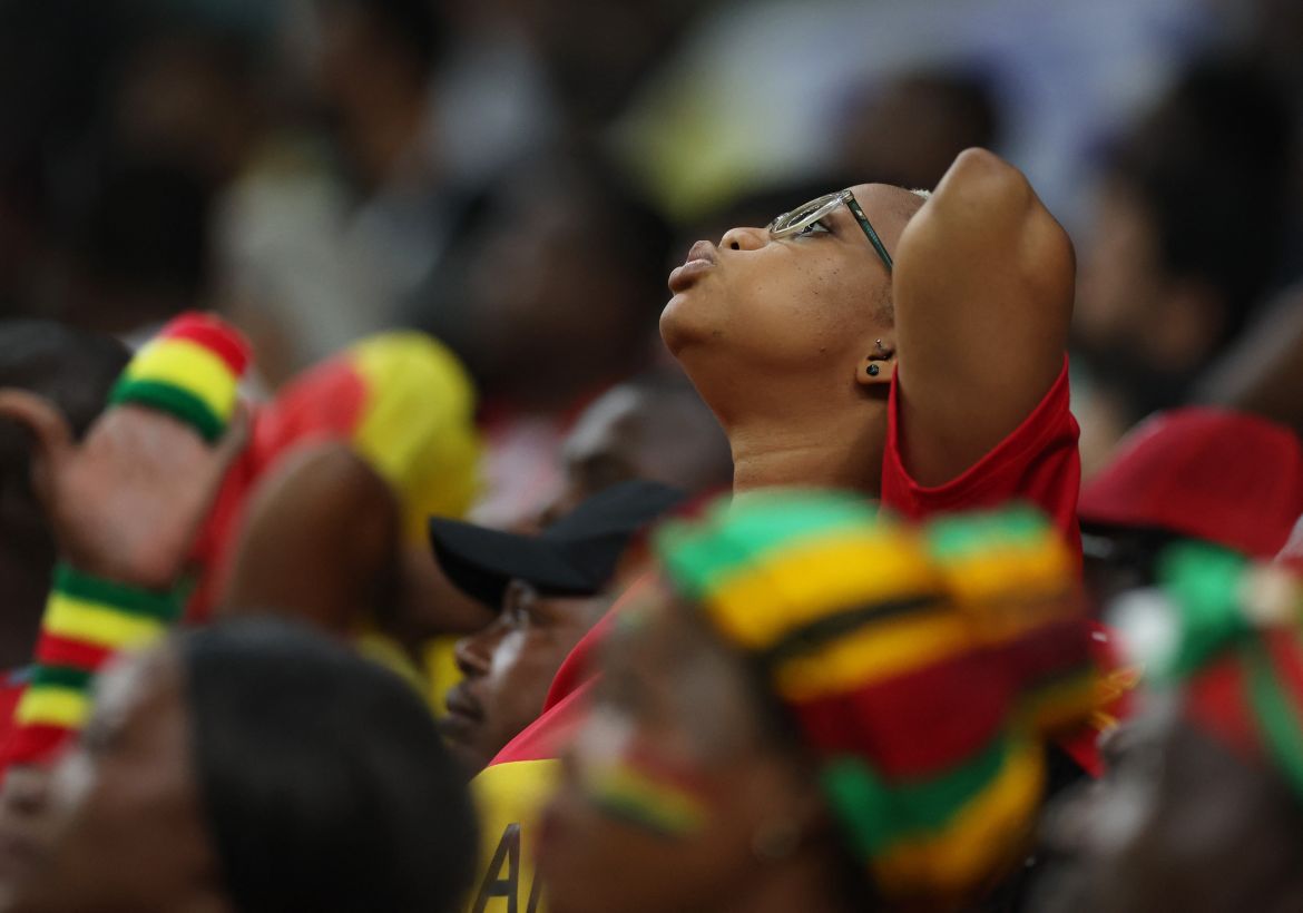 Ghana fan reacts