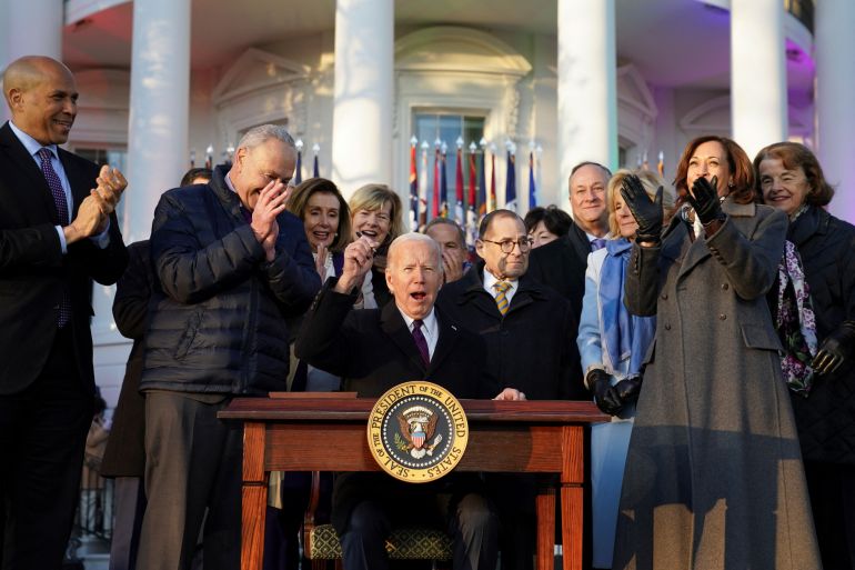 US President Joe Biden signs law protecting same-sex marriage