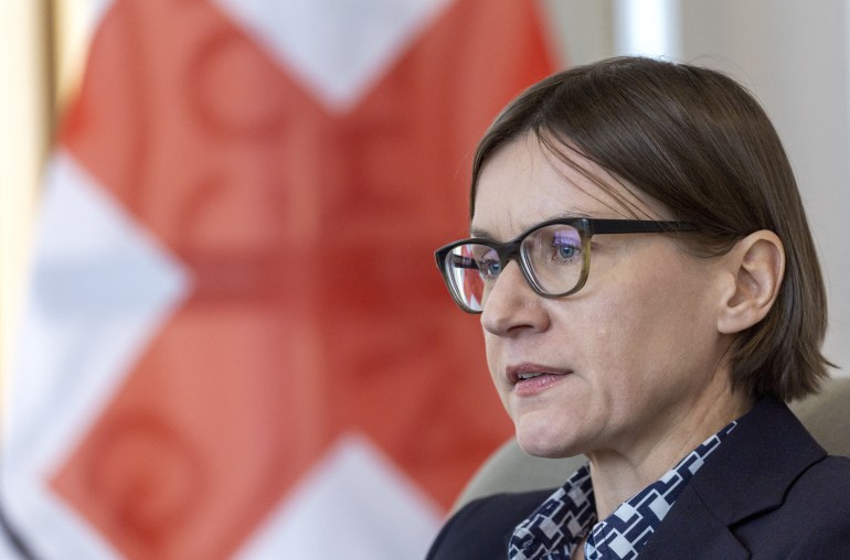 A portrait of ICRC President Mirjana Spoljaric Egger