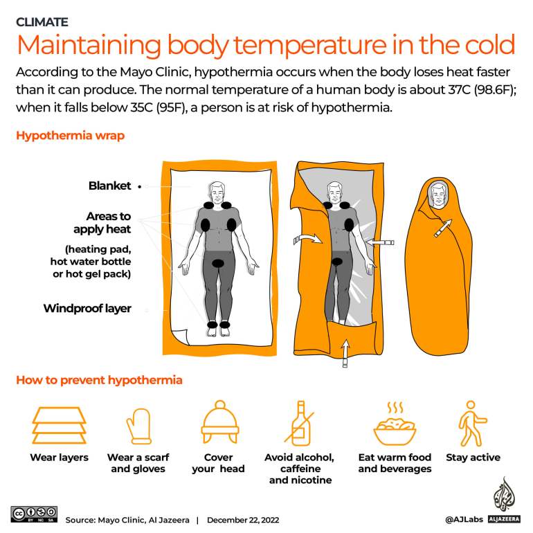 Interactive_Maintaining body temperature in the cold