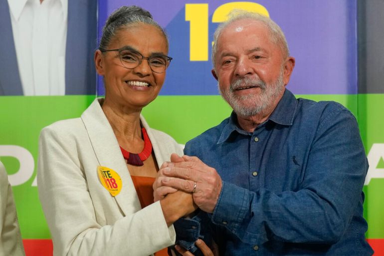 Lula with Marina Silva