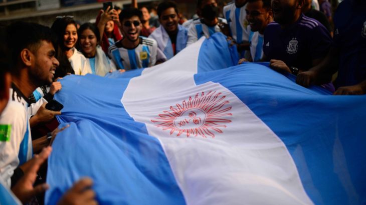 Argentina's fans in Bangladesh
