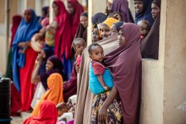 Women and children in Somalia