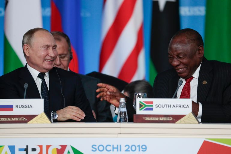 South Africa- Russia leaders