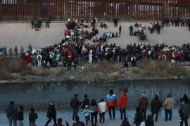Migrants and refugees at the US southern border