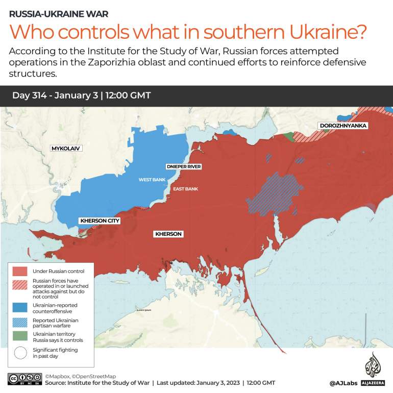 INTERACTIVE_UKRAINE_CONTROL MAP DAY314_Jan3_INTERACTIVE-WHO CONTROLS WHAT IN SOUTHERN KHERSON