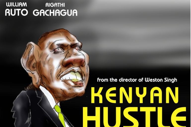 Kenyan Hustle cartoon by Patrick Gathara