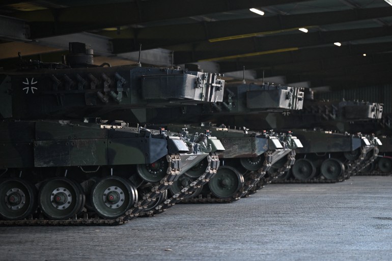 Leopard 2 tanks destined for Ukraine