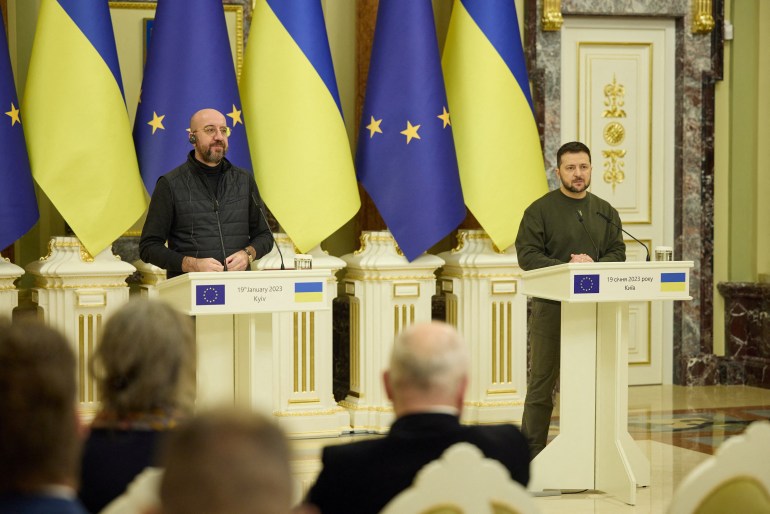 Ukrainian and EU leaders
