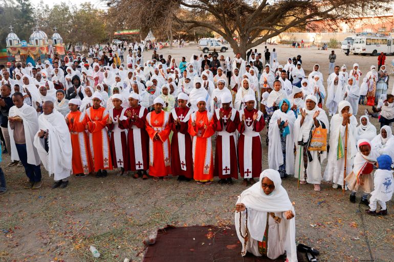 Ethiopian Orthodox faithful attend Epiphany celebration to commemorate the baptism of Jesus Christ