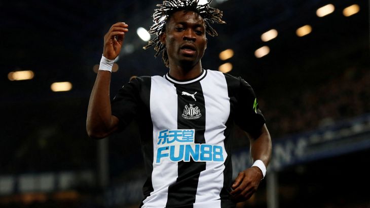 FILE PHOTO: Soccer Football - Premier League - Everton v Newcastle United - Goodison Park, Liverpool, Britain - January 21, 2020 Newcastle United's Christian Atsu in action Action Images via Reuters/Jason Cairnduff