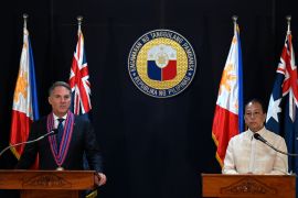 Australian Defence Minister Richard Marles and Philippine Secretary of Defense Carlito Galvez Jr