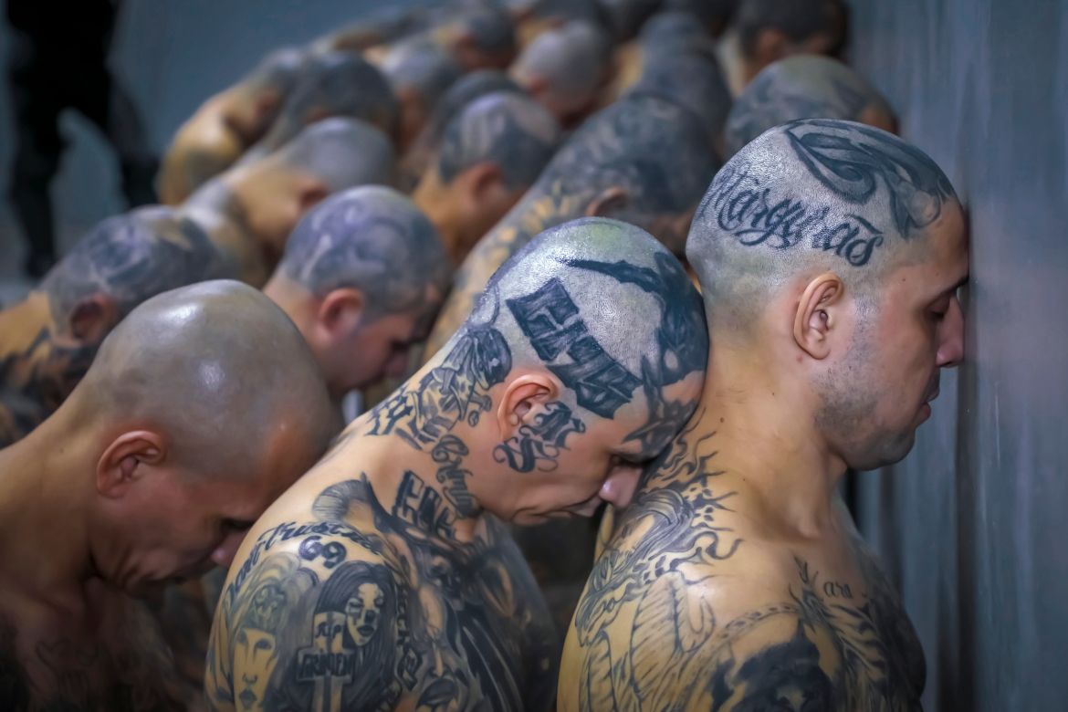 First inmates transferred to El Salvador's new gangster prison