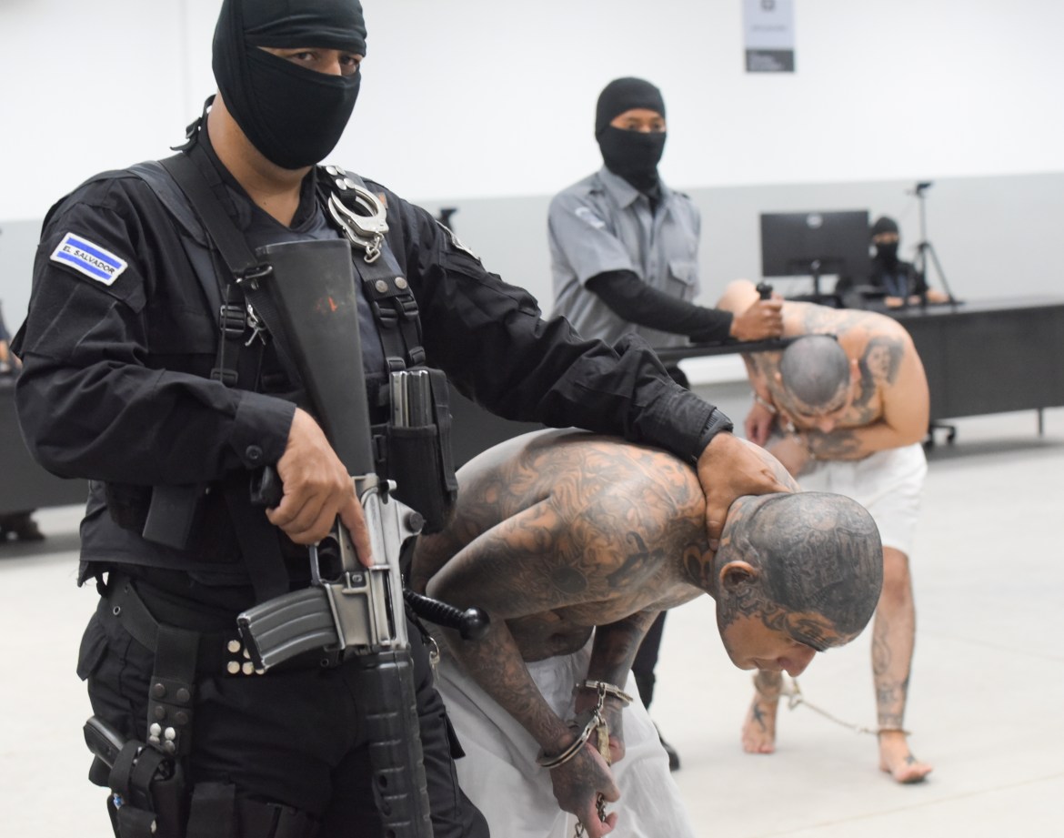 First inmates transferred to El Salvador's new gangster prison