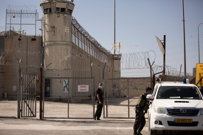 Israeli Ofer Prison near Jerusalem.