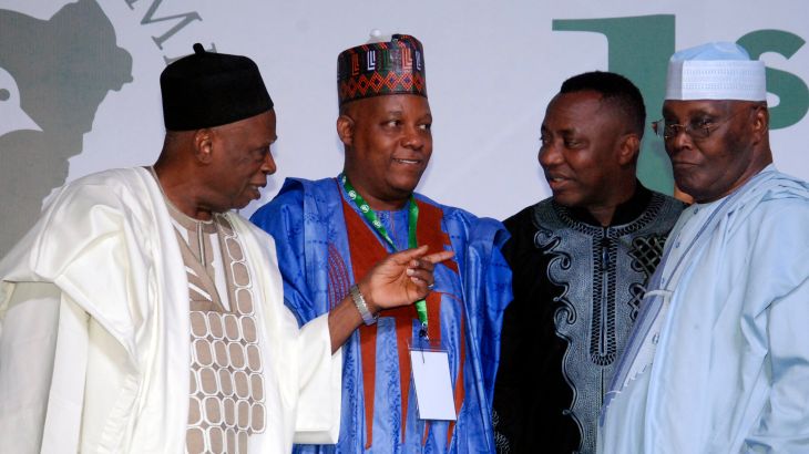 Nigerian presidential candidates sign peace accord in Abuja