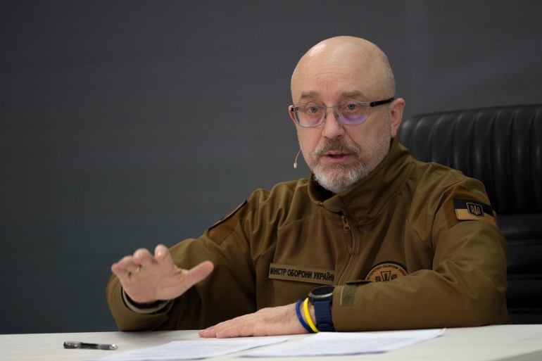 Ukrainian Defence Minister Oleksii Reznikov