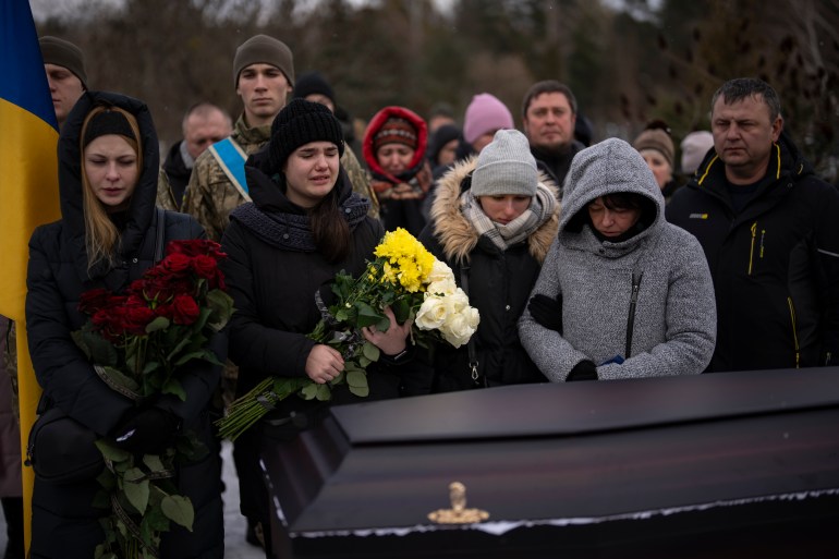 Funeral service in Ukraine
