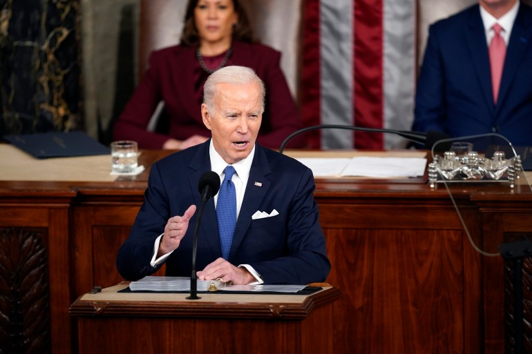 Joe Biden delivers speech