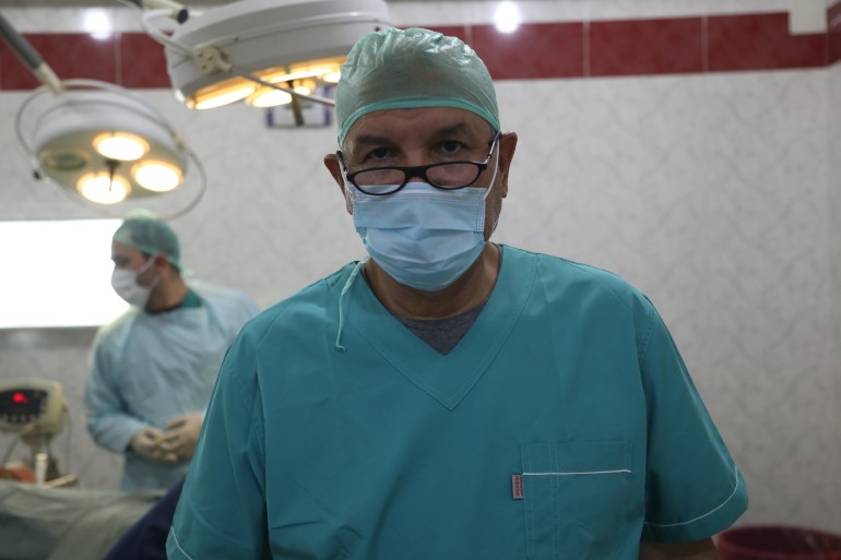 Dr Ahmad Ajaj, an intensive care doctor at Aqrabat Hospital