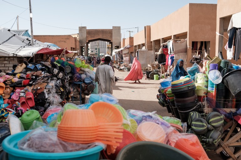 A busy market in Maradi, Niger's second largest city and the economic capital in the south of the country on the border with Nigeria