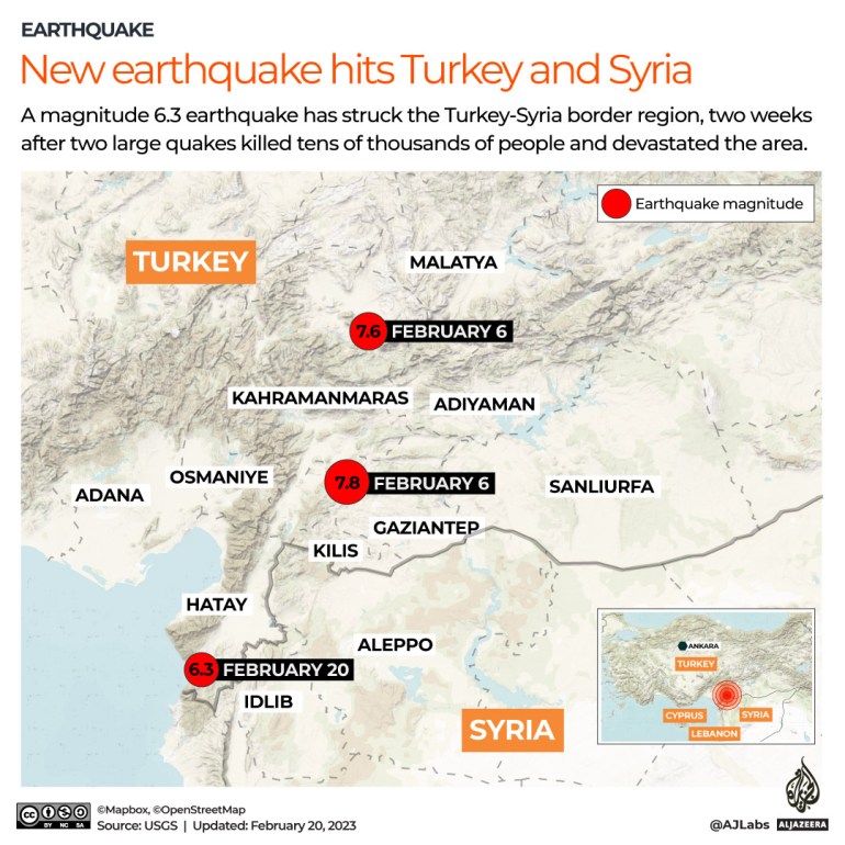 INTERACTIVE_ Turkey Syria New Earthquake USGS