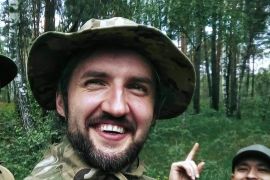 Ukrainian solider Vlodimir Yezhov