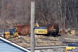 Clean up work continues in East Palestine, Ohio