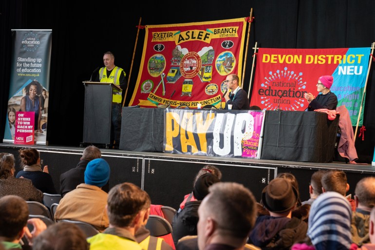 A union rally in England