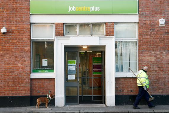 A job centre in the UK