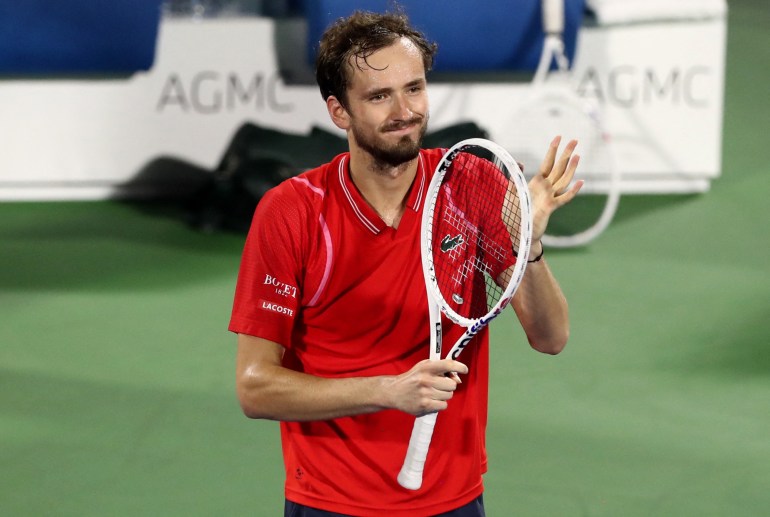 Tennis star, Daniil Medvedev