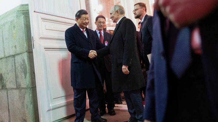 Vladimir Putin bids farewell to Xi Jinping