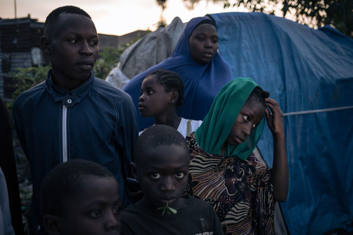 Children are waiting for nightfall at an informal camp for displaced people in eastern Democratic Republic of Congo, where Muslims celebrate a bleak Ramadan with little food available to break the fast.