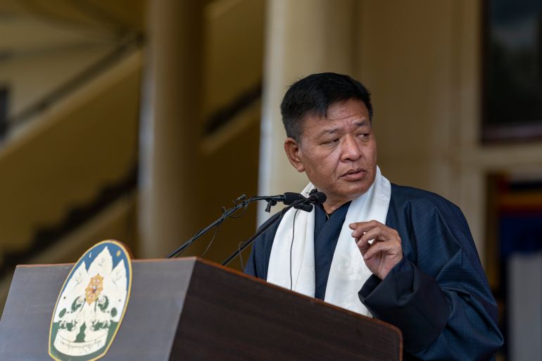 Penpa Tsering, the president of the Central Tibetan Administration